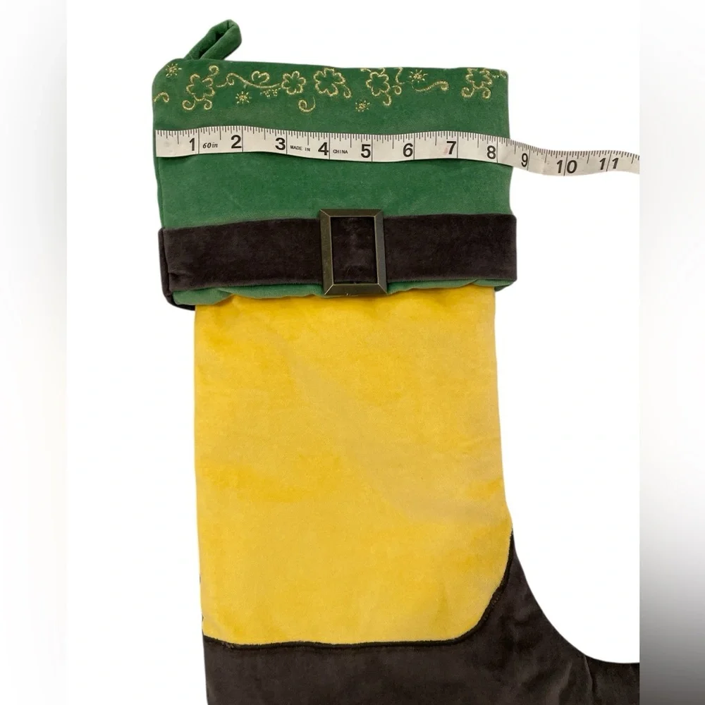 Pottery Barn Buddy the Elf from the movie Elf Velvet Christmas Stocking